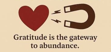Gratitude is the Gateway to Abundance